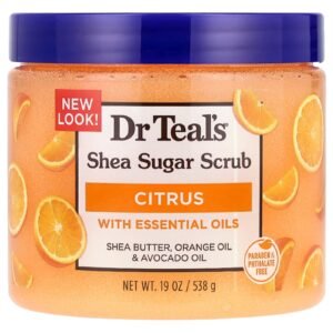 Dr. Teal's, Shea Sugar Scrub, Citrus,